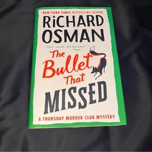 Book the bullet that missed by Richard Osman hardcover used copy
